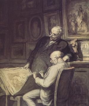 The Print Collectiors (nn03), Honore  Daumier